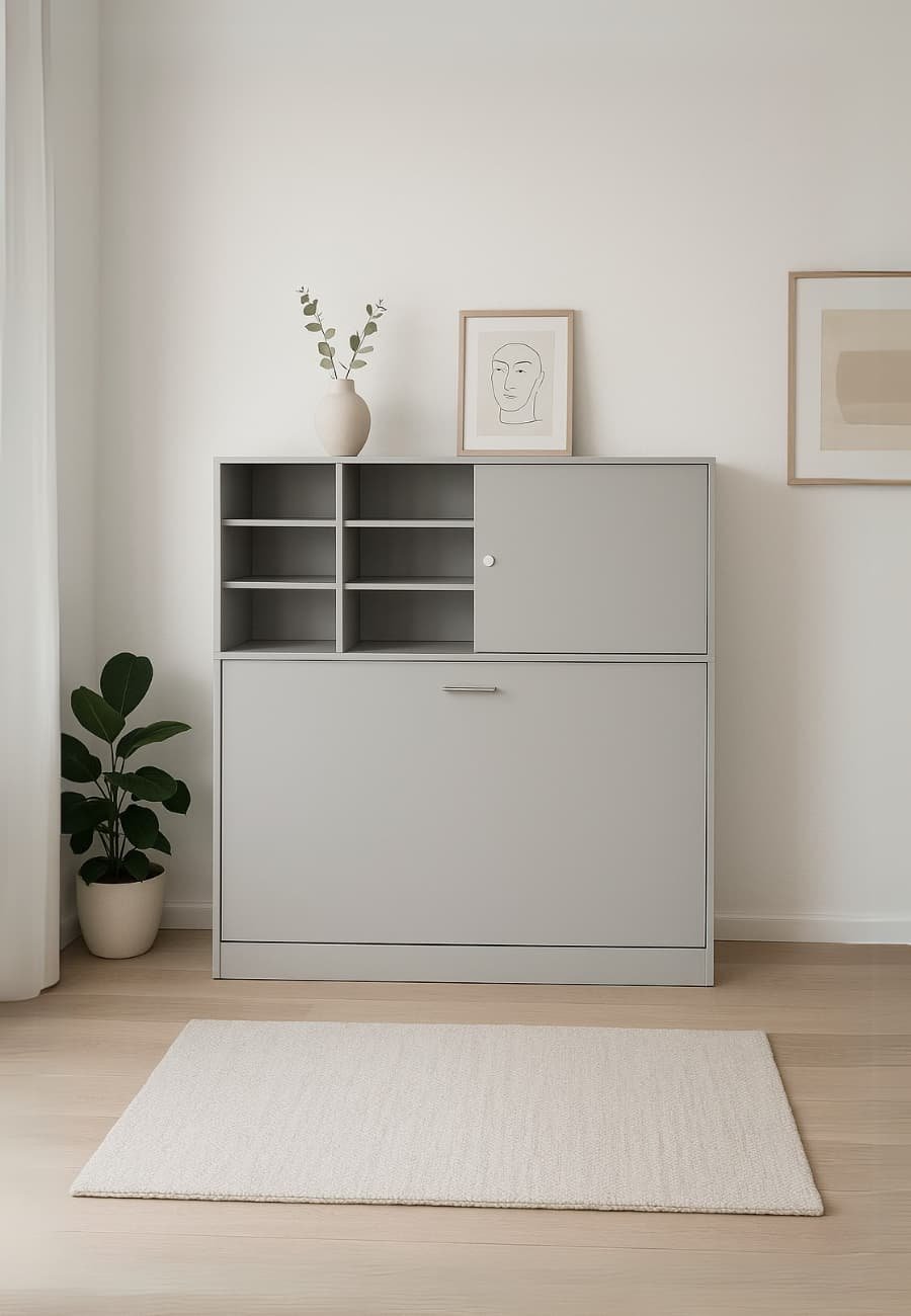 Cama abatible Plaza Y Media Cama abatible Plaza Y Media